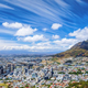 The skyline of Cape Town, South Africa.